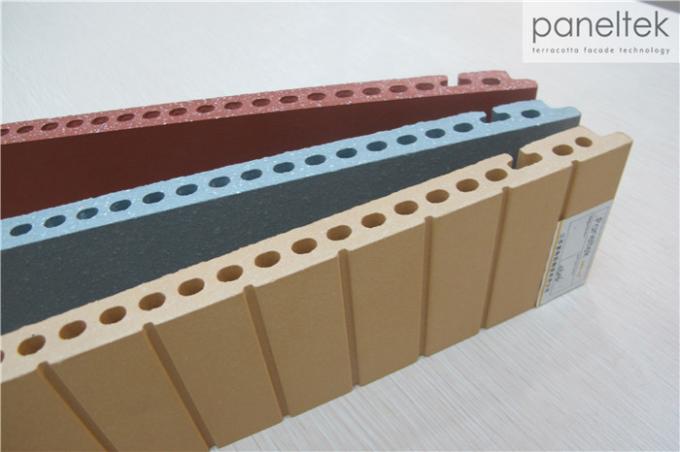 Wall Decoration Terracotta Cladding Tiles Anti - Fade With Hollow Structure
