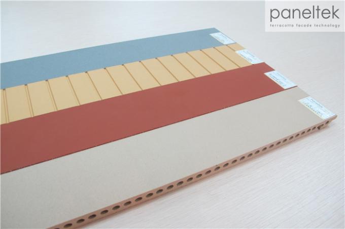 Red / Yellow Exterior Wall Cladding Panels Anti - Fade With High Strength