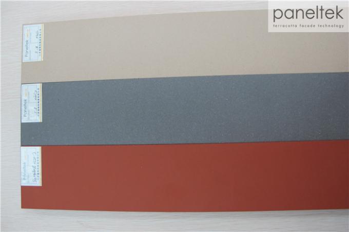 Beige / Grey External Terracotta Tiles , Polished Decorative Terracotta Tiles 
