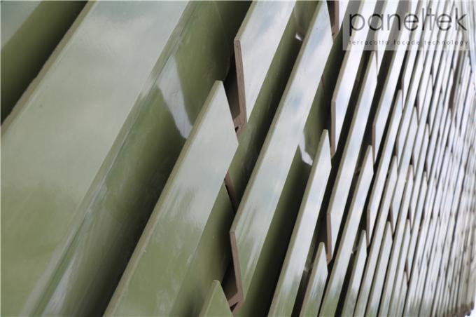 Special Form Glazed Terracotta Facade Panels With Special Design And Special Shape